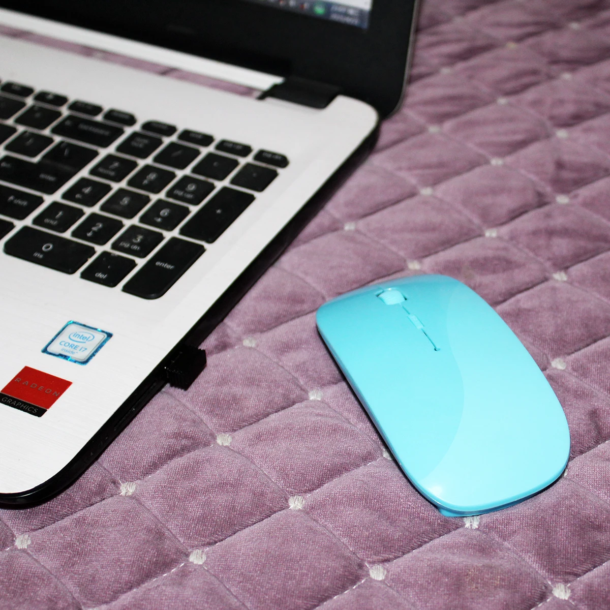 

Wireless Computer Mouse 1600 DPI USB Optical 2.4G Receiver Super Slim Mouse For PC Laptop