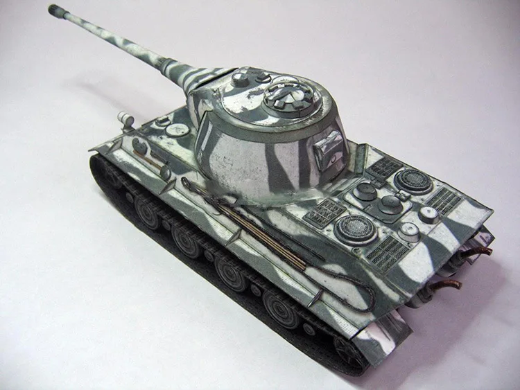 1:35 немецкий Лев тяжелый танк DIY 3D бумажная карточка модель Конструкторы развивающие игрушки военная модель строительные игрушки
