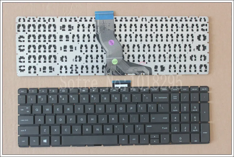 

New US Laptop keyboard For HP Pavilion 15-ab137ca 15-ab188ca 15-ab120ca 15-ab121ca 15-ab122ca Black without backlight