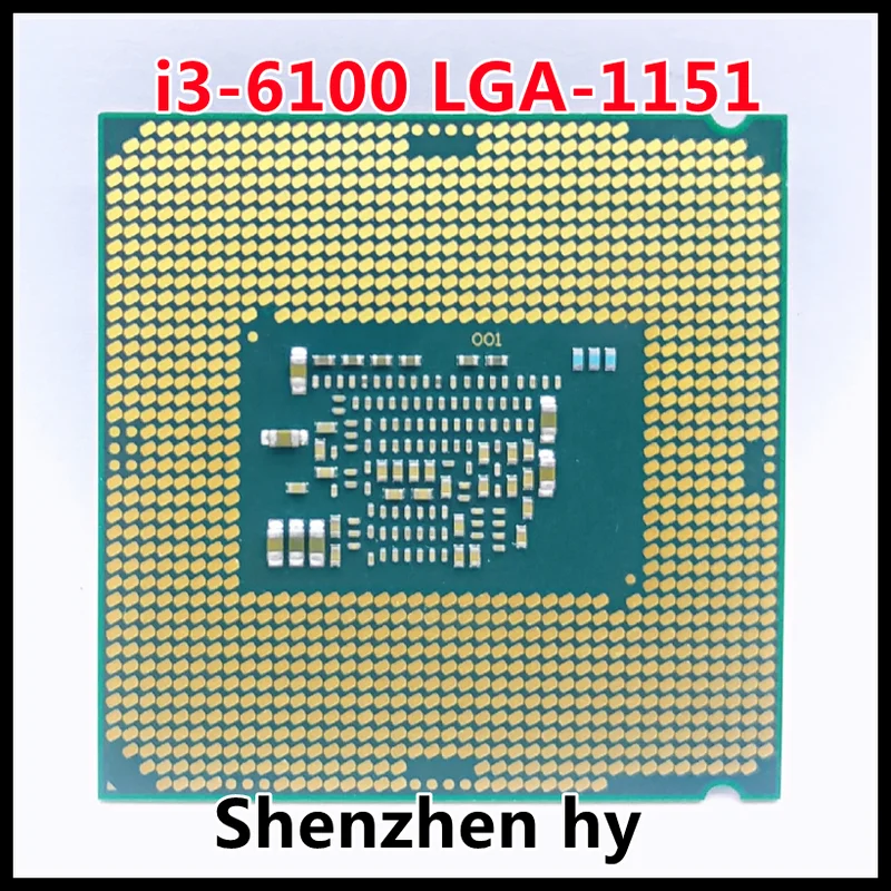 

i3-6100 i3 6100 3.7 GHz Quad-Thread 51W CPU Processor LGA 1151