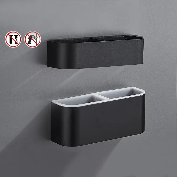 Цвет: желтый Detachable Wall Mounted Wet Umbrella Rack Drain Holder Portable Punch-free Single/Double Layer Storage Rack - Цвет: Цвет: желтый