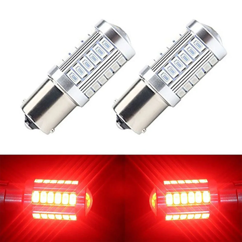 Автомобильный светодиодный стоп-сигнал 1156 BA15S P21W BAU15S PY21W BAW15S PR21W BAY15S 5630 33SMD 12V |