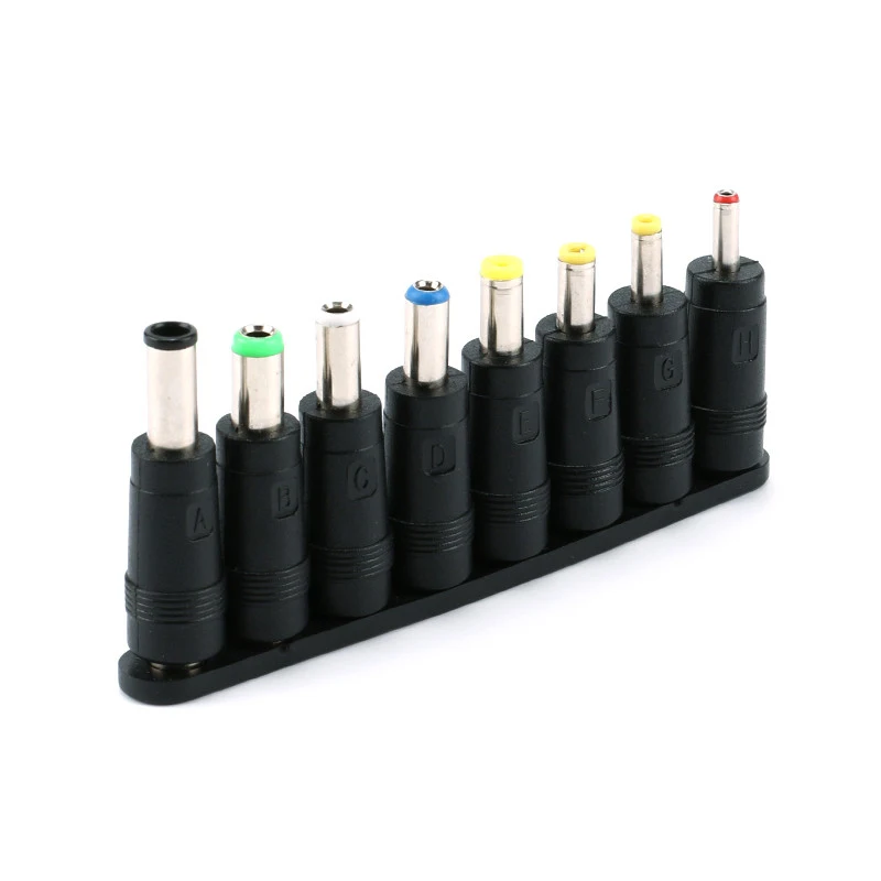 

DC adapter 8-piece set laptop router power plug, universal Plug adapter head 5.5x2.1