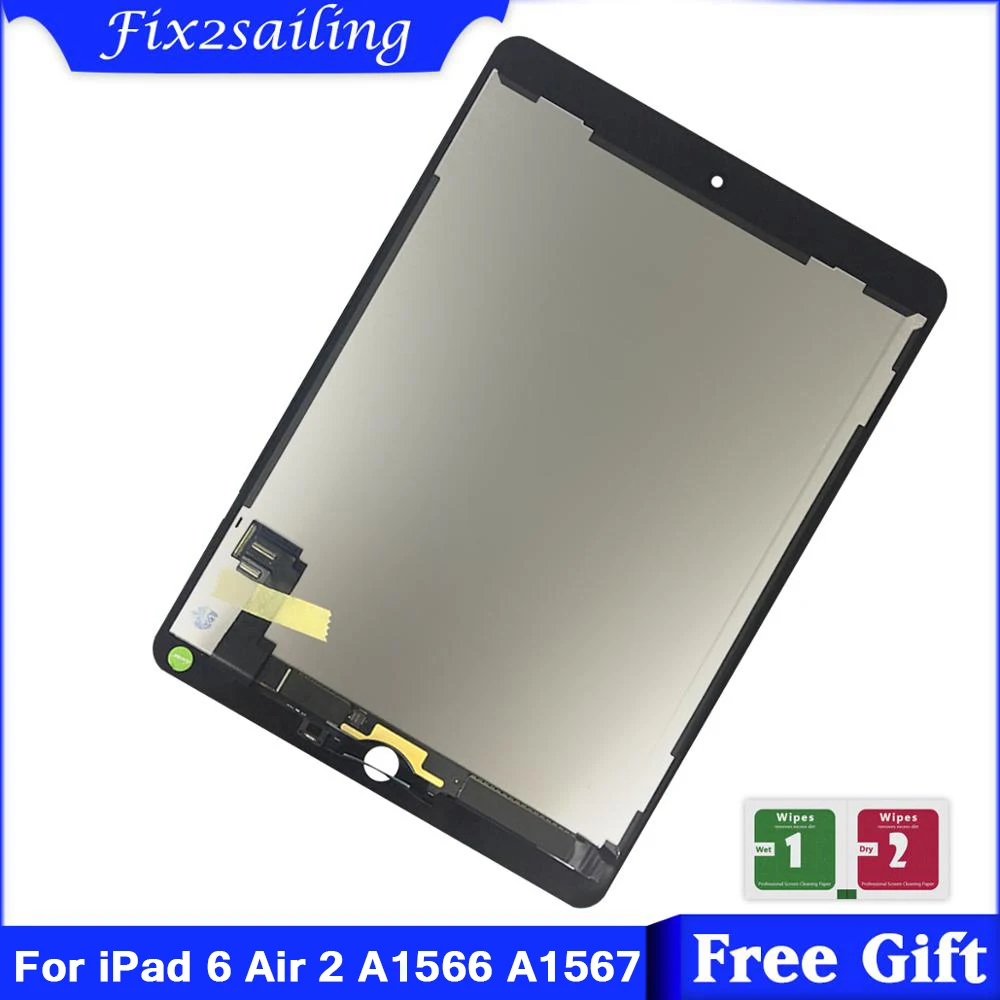 9 7 &quotдля Apple iPad 6 Air 2 ЖК дисплей Дисплей кодирующий преобразователь сенсорного