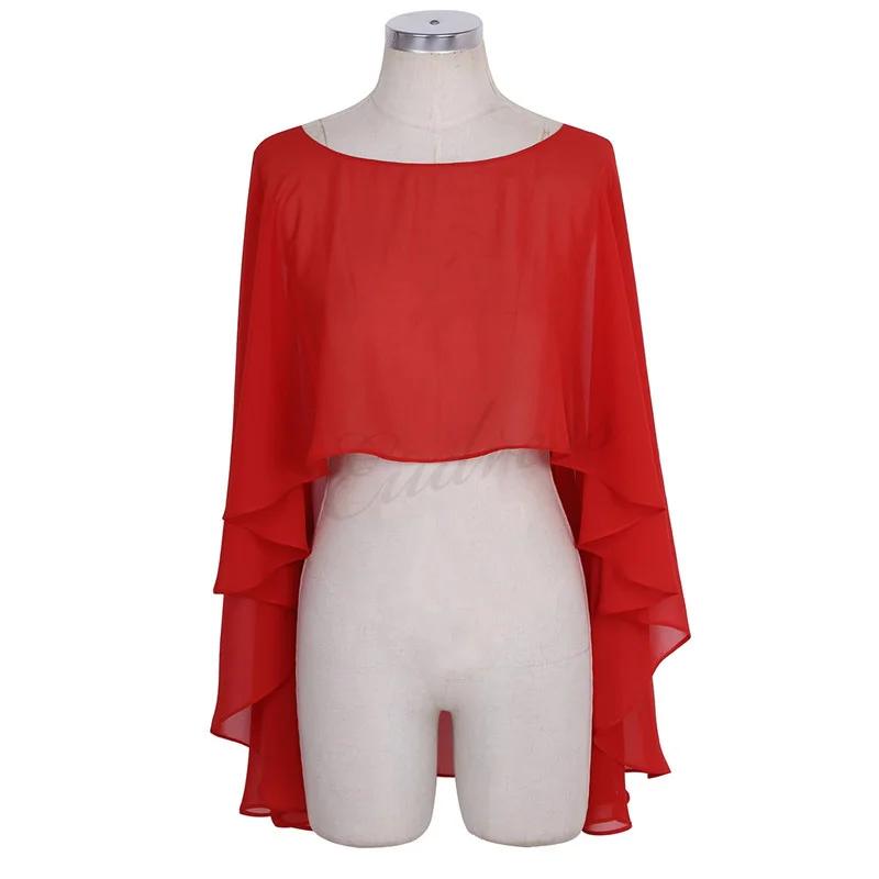 Женские мягкие свадебные накидки шифоновые Болеро для невесты длинная шаль и