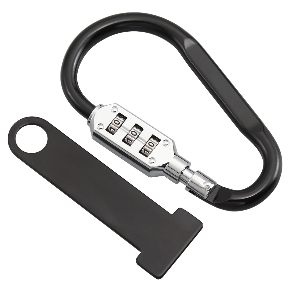 Замок для шлема безопасности 3 цифры комбинированный штифт замок Т бар Honda Kawasaki