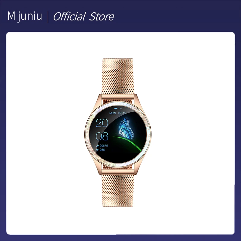 Умные часы KW20 для женщин водонепроницаемые с шагомером сердечного ритма