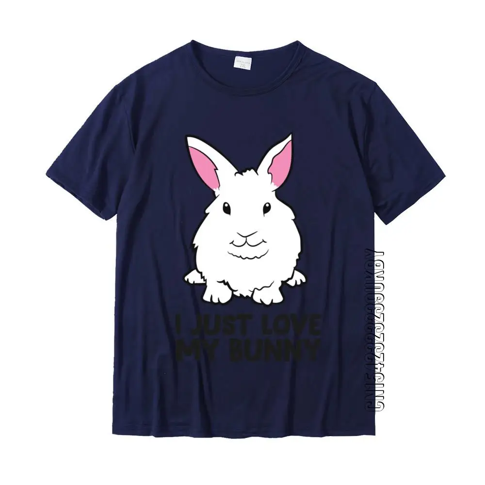 I Just Love My Bunny милый кролик владелец нормальные Топы И Футболки хлопковый Мужской