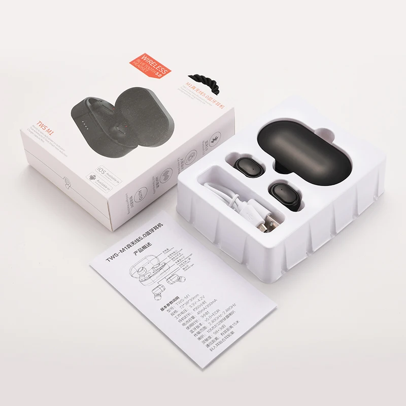 M1 Bluetooth гарнитура 5 0 шумоподавляющий микрофон стерео Спортивная Музыкальная для