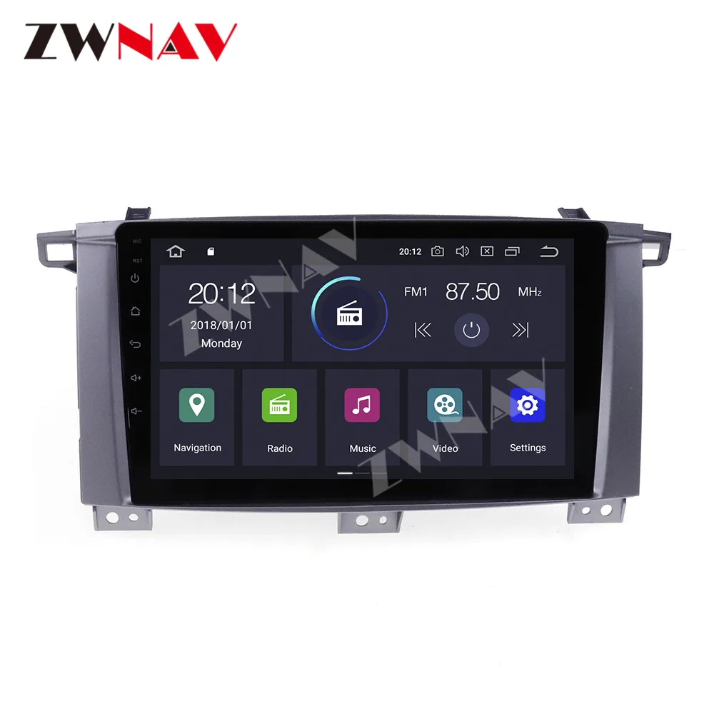 

2 din touch screen Android 10.0 Car Multimedia player For Toyota Land Cruiser LC100 2002-2007 BT radio stereo GPS navi head unit