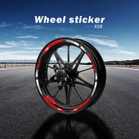 strips motorcycle wheel tire stickers car reflective rim tape motorbike bicycle auto decals for yamaha xsr 700 900 xsr700 xsr900