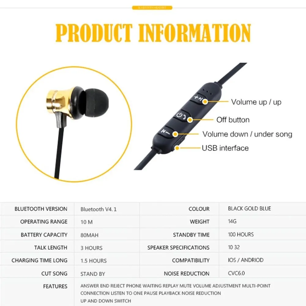 Спортивные Беспроводные наушники XT11 для бега с Bluetooth гарнитура активным