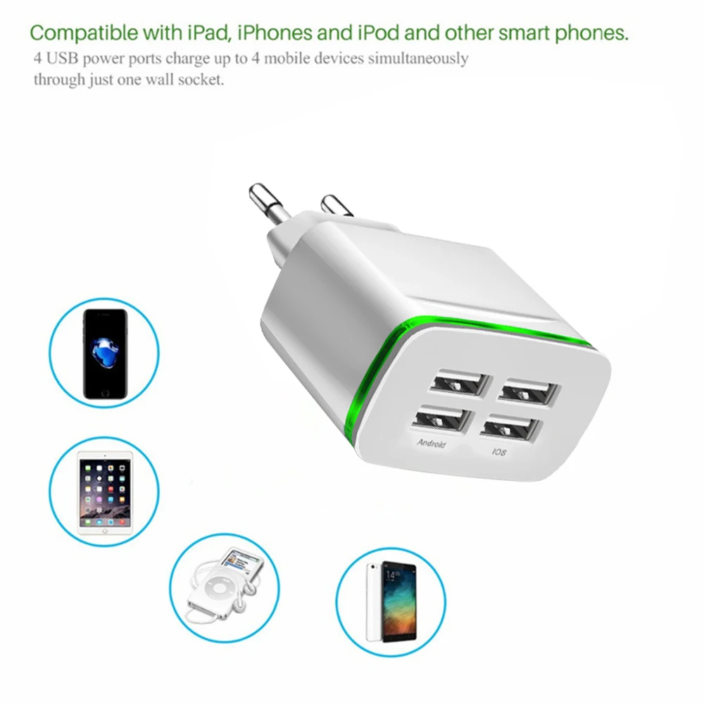 Хороший 5V 4A штепсельная вилка европейского стандарта дорожное настенное