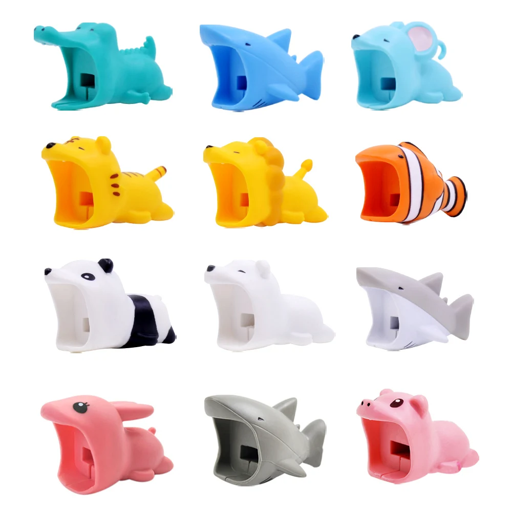 Милая защита от укусов в виде животных CHIPAL для Iphone штепсельная вилка