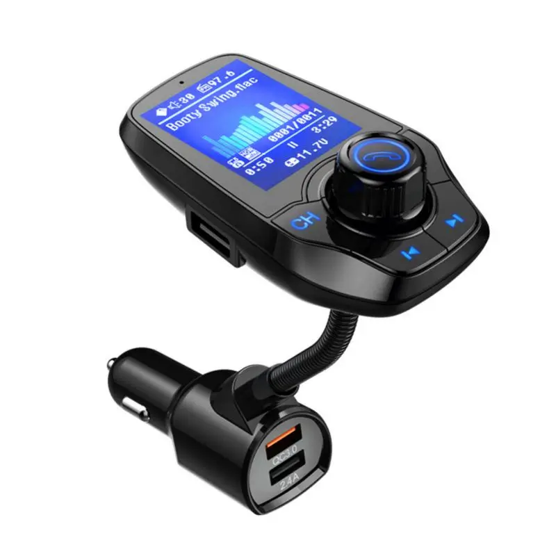 Многофункциональный fm передатчик MP3 плеер для Bluetooth 3 0 автомобильное зарядное