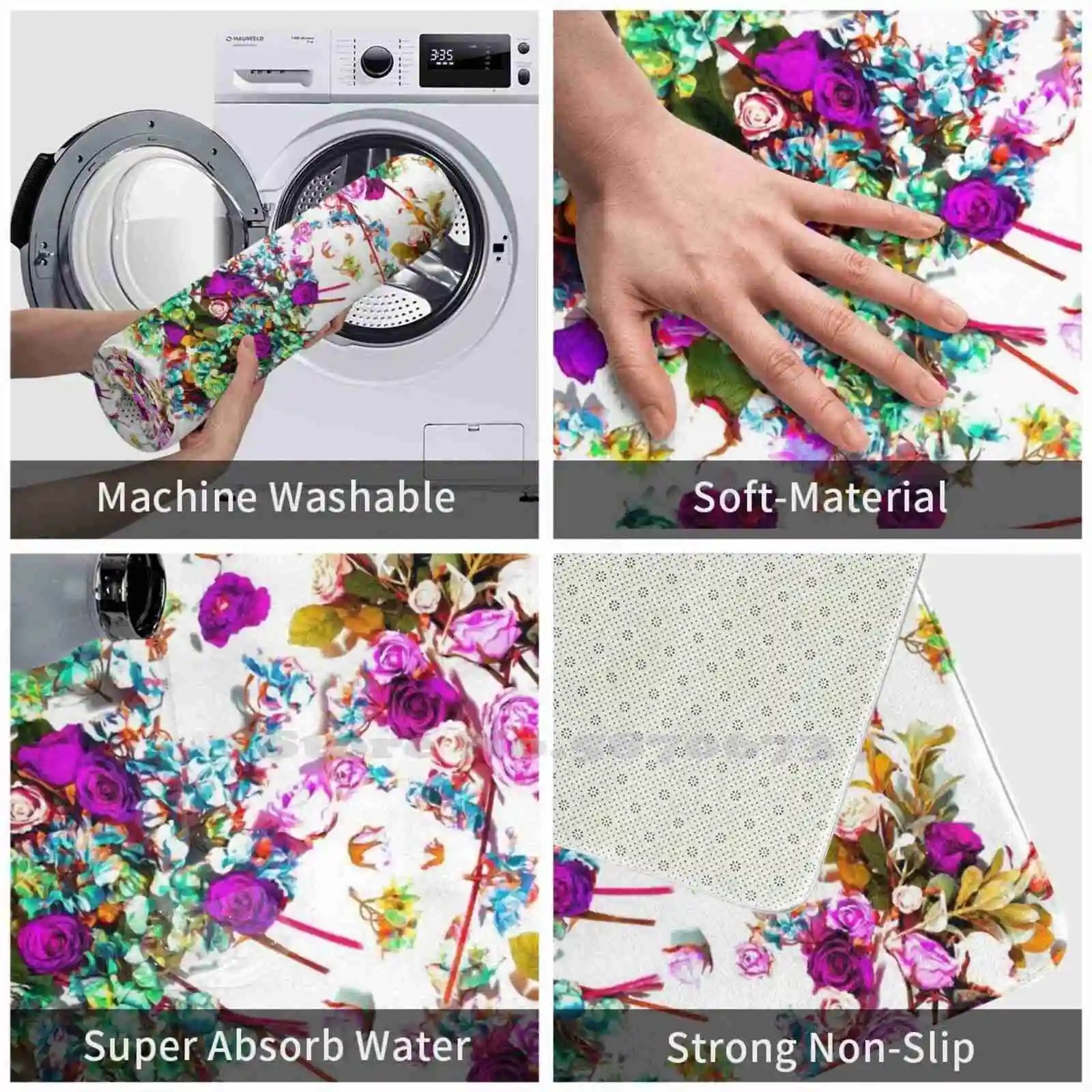 Романтический необычный и Красочный цветочный принт в французском стиле Коттедж