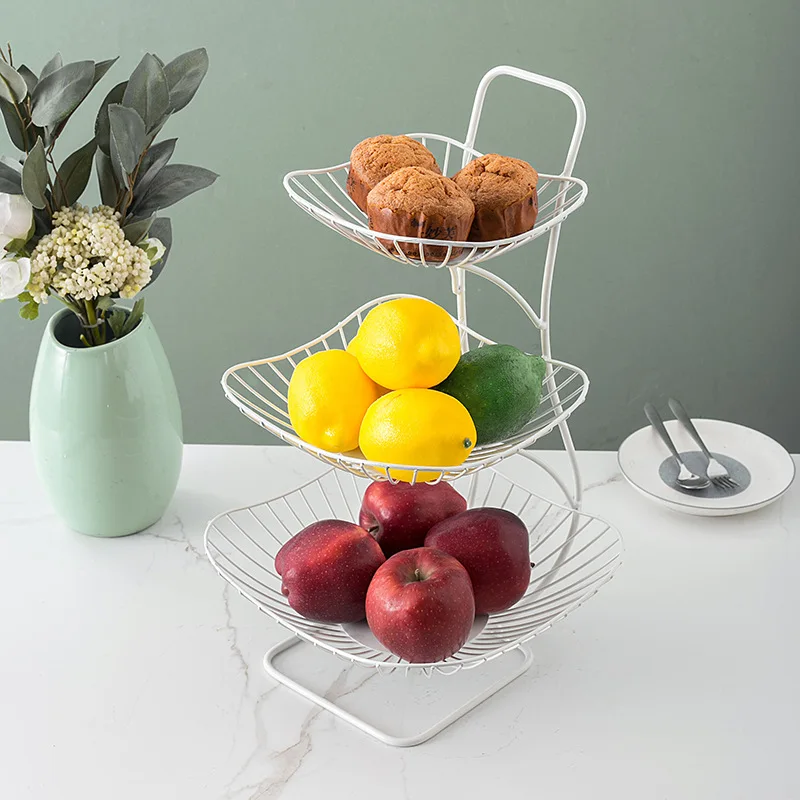 

Nordic Modern Living Room Coffee Table Fruit Tray Household Multi-layer Basket Display Shelf