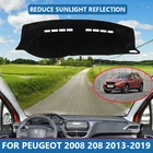 Накидка на приборную панель автомобиля для Peugeot 2008, 208, 2013-2019, Солнцезащитный коврик