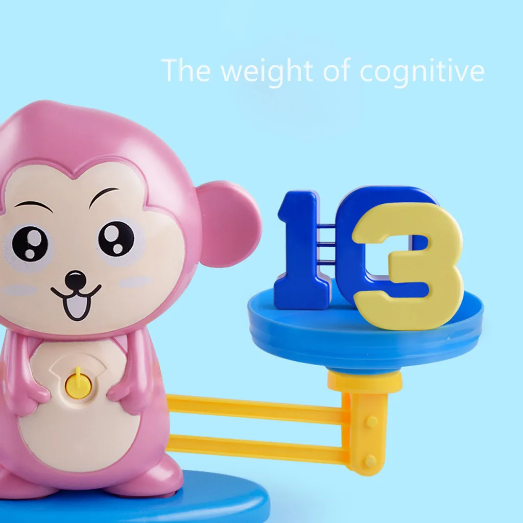 Креативная игра с обезьяной весы для раннего обучения Детские интеллектуальные