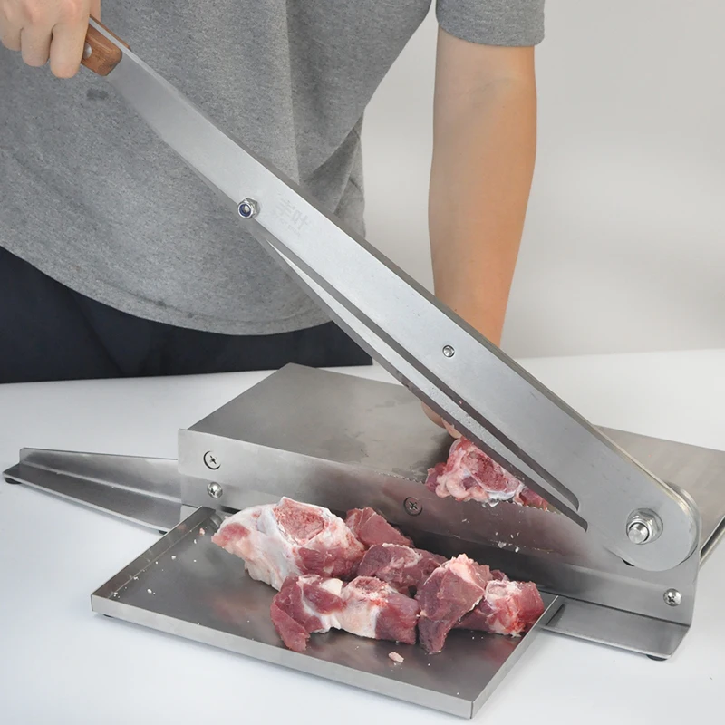 

Bone Cutting Machine Pig's Feet Lamb Chops SteakSheep Hoof Big Bone Cutter Commercial 15 Inch Bone Cutter Machine