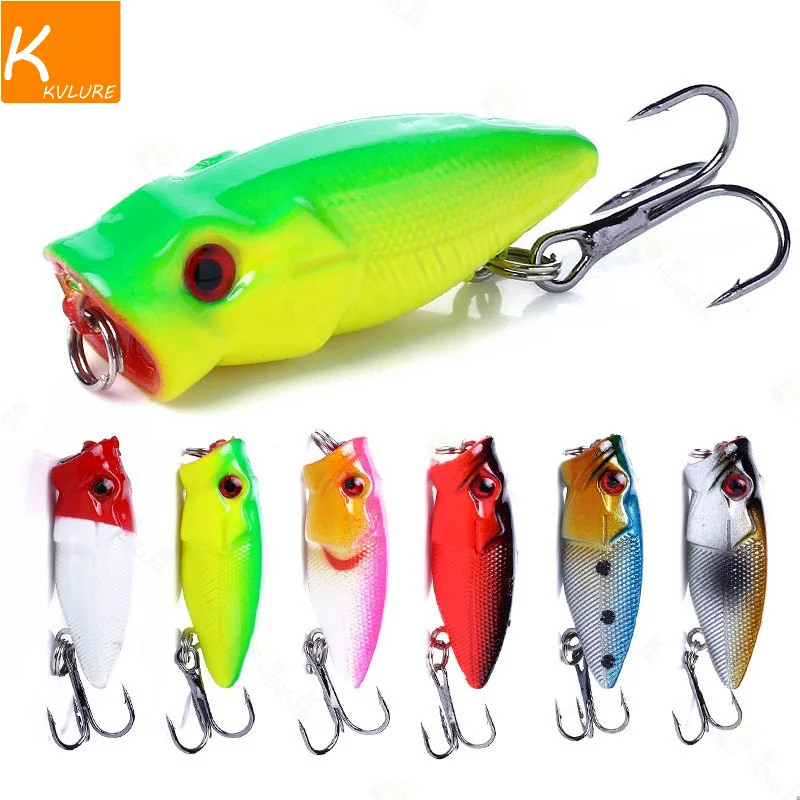 

1pcs Japan Fishing Lures 3.5cm/2.7g Topwater Popper Bait 6 Color Hard Bait Artificial Wobblers Minnow Plastic Fishing Tackle