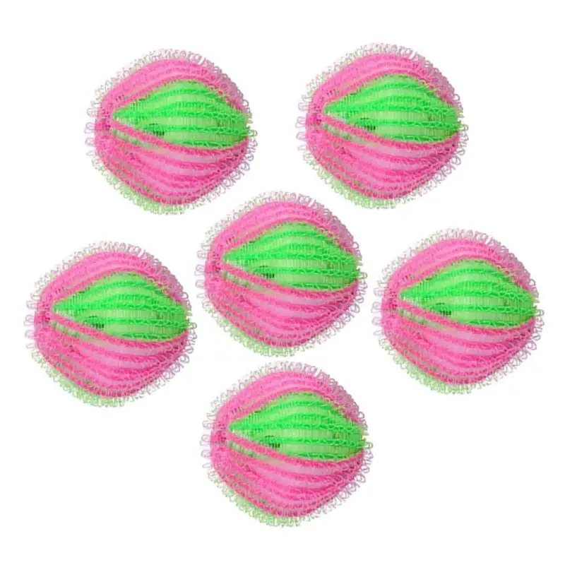 6 Pcs Plastic Reusable Natural Cleaning Washing For Laundry Lavage Tools De Household Balls Balles Cleaning P4Y1