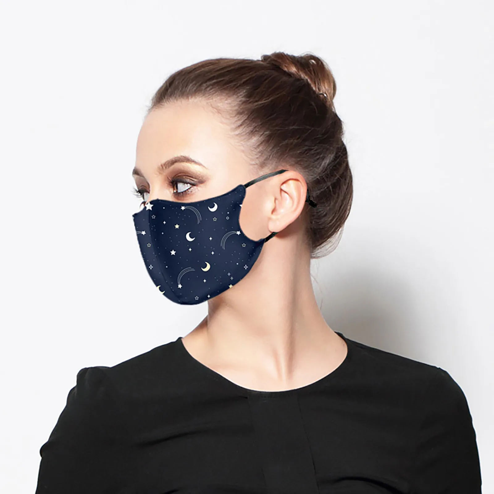 

Adult Washable Breathable Reusable Sports Print Ear Hanging Mask Hair Band Dropshipping d5