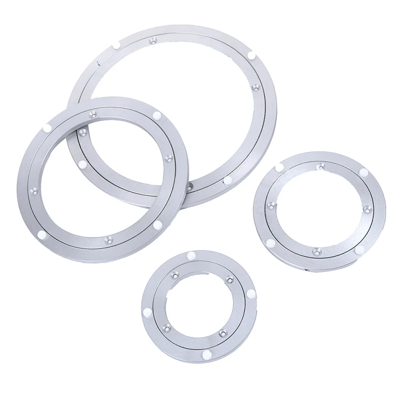 Heavy Aluminium Rotating Bearing Turntable Turn Table Round Swivel Plate for Cake Decorations Catering Services
