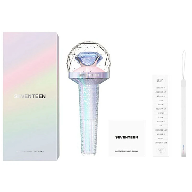 

1PC KPOP SEVENTEEN VER.2 Bluetooth Light Stick Album Concerts Lamp Lightstick Fluorescent Stick Card