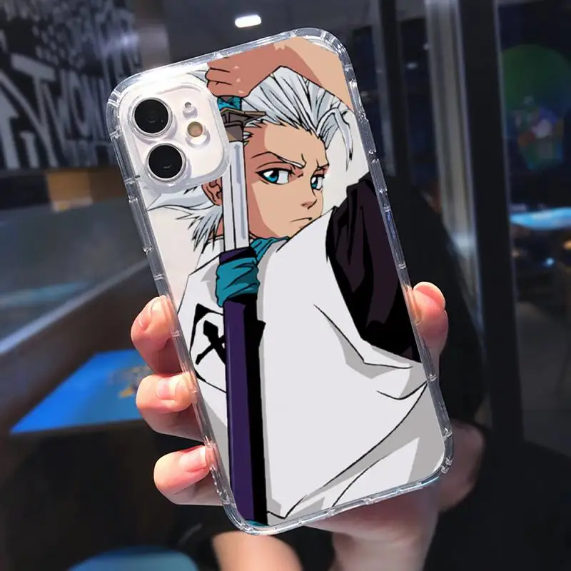 

Anime Bleach Phone Case Transparent soft For iphone 5 5s 5c se 6 6s 7 8 11 12 plus mini x xs xr pro max