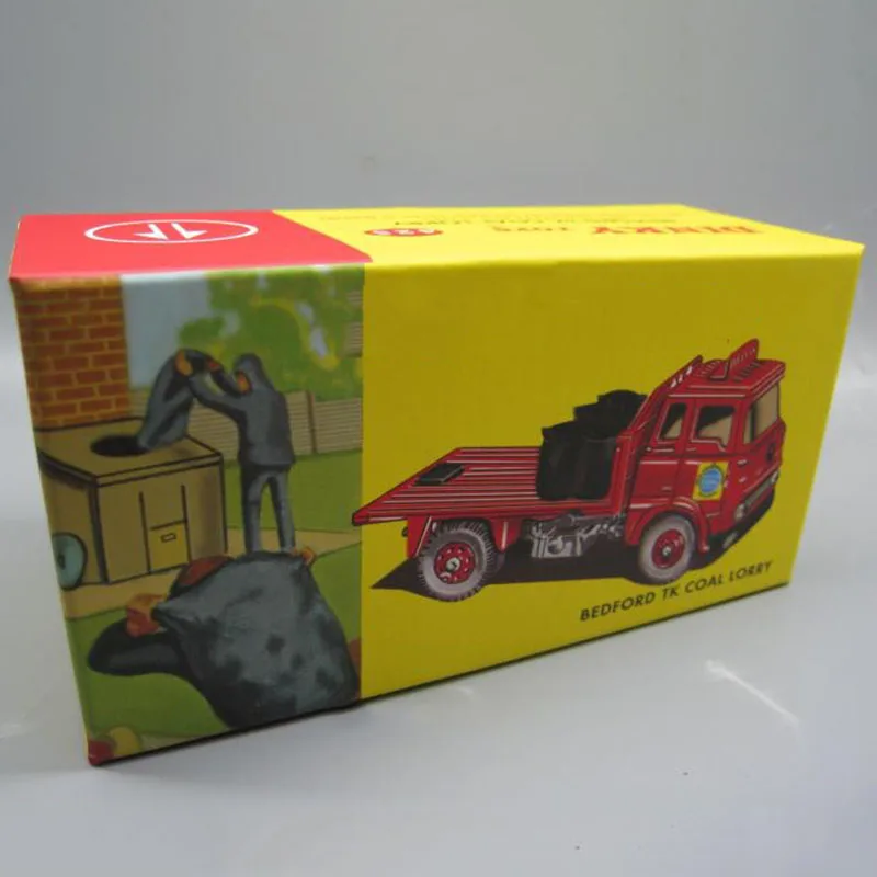 Литая в масштабе 1:43 классическая модель угольной машины Bedford из сплава