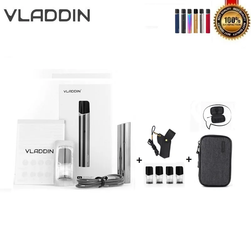 Е сигарета VLADDIN RE полный комплект Pod Systme 350 мА/ч Батарея с 1 5 мл многоразового Vape