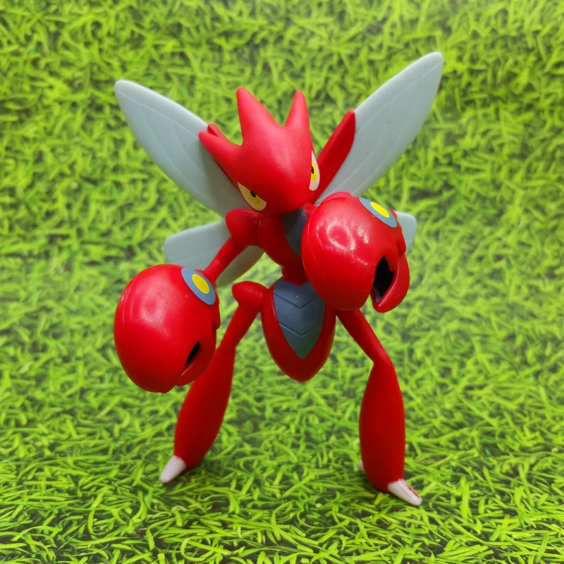 

Poekmon Scizor Action Figure Movie & TV PVC Unisex Model Toy Finished Goods Collect Ornaments