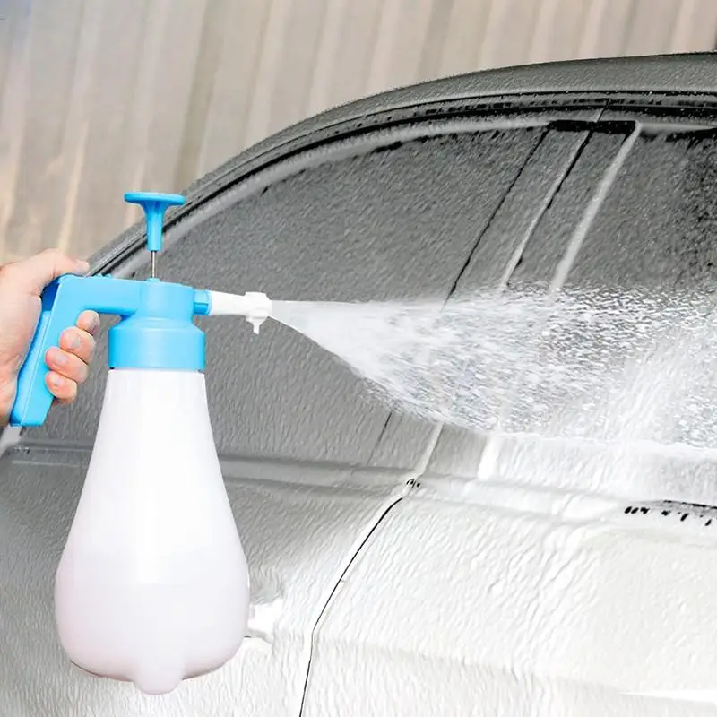 1.8L yüksek basınçlı temizleyici araba yıkama sulama kovası araba temizleme püskürtücü el pompası kar köpük püskürtücü temizlik köpük aparatı sprey