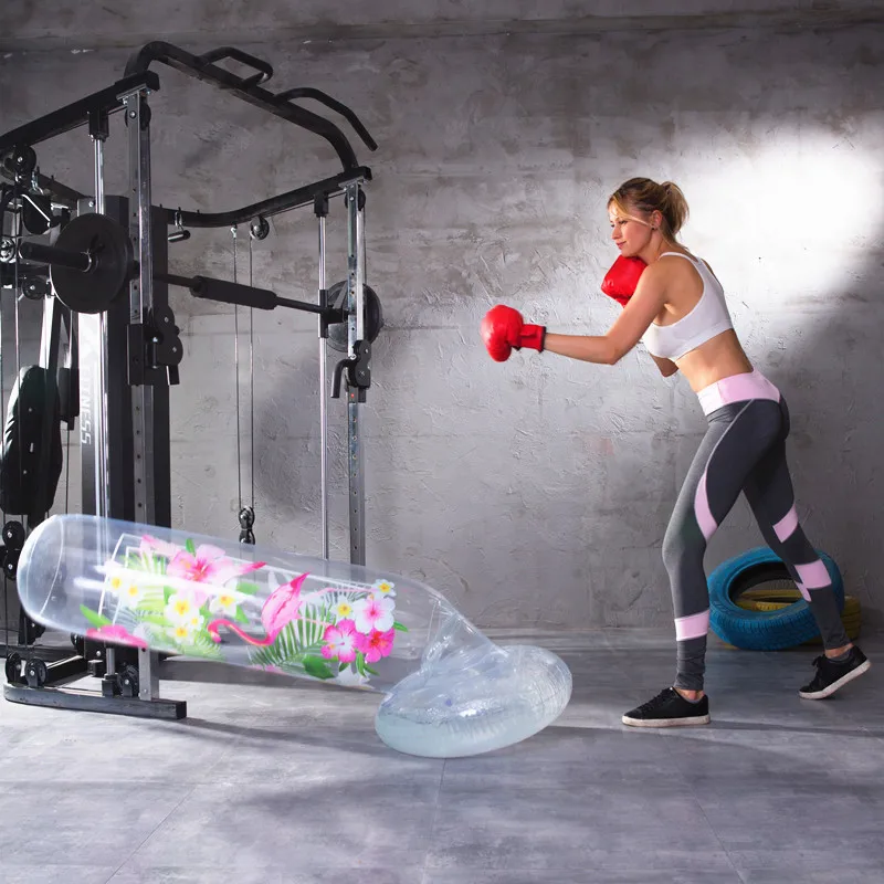 Прозрачная надувная Сумка для кикбоксинга ударная сумка без подставки мешок с