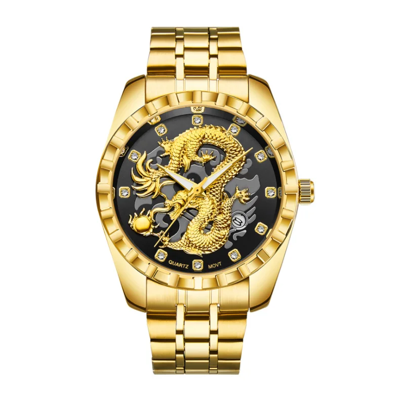 

Men's Watch Luxury Full Steel Watches Fashion Quartz Wristwatch Waterproof Date Male Clock Gift for Men Sport Quartz Wrist Watch