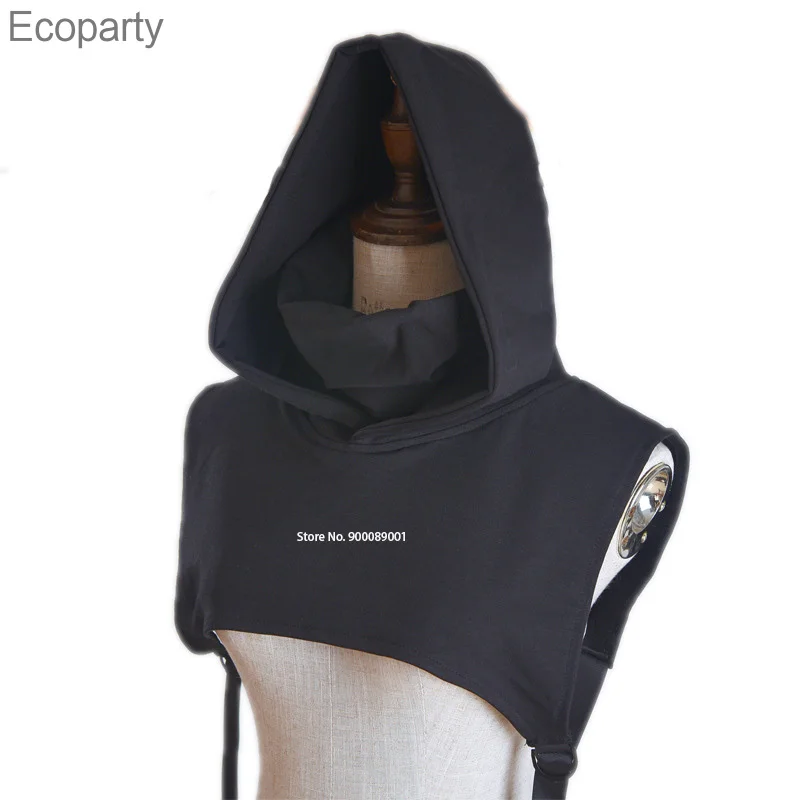 

Adult Medieval Costumes Accessory Fake Collar Hooded Cape Cosplay Costume Hat Viking Warrior Aristocrat Cavalier Prop Clothing