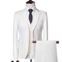 4pcs set jacketpantsvesttie mens suit groom male wedding prom suit slim fit tuxedo men formal business work wear suits