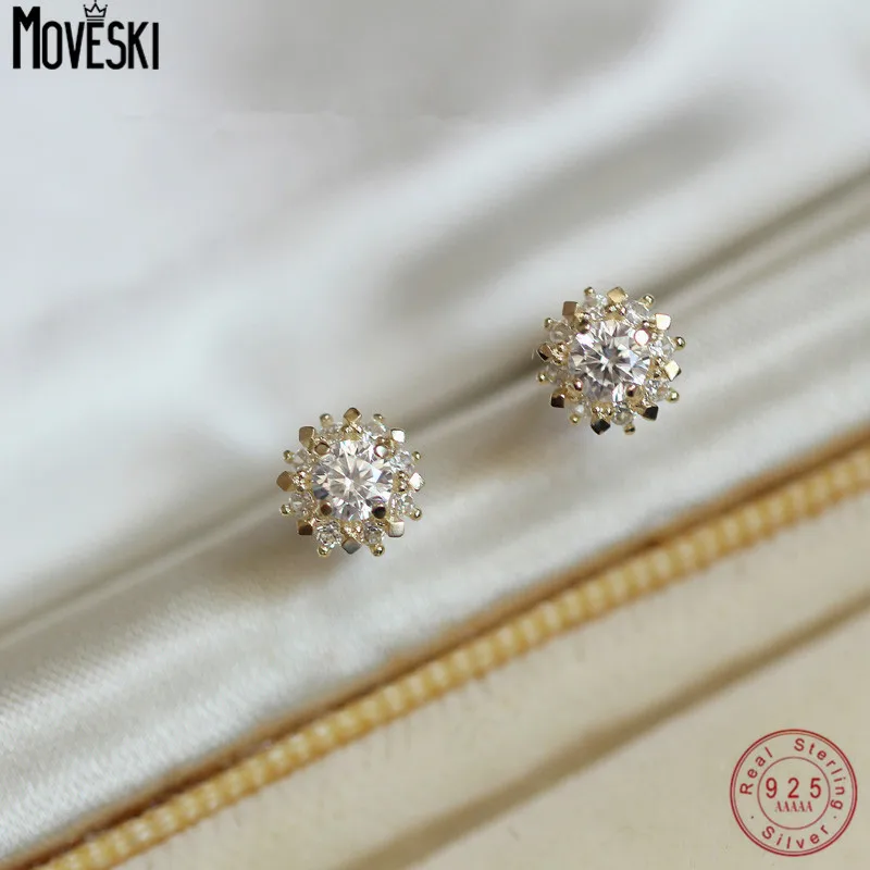 MOVESKI Великолепные блестящие ретро аксессуары из стерлингового серебра 925 пробы