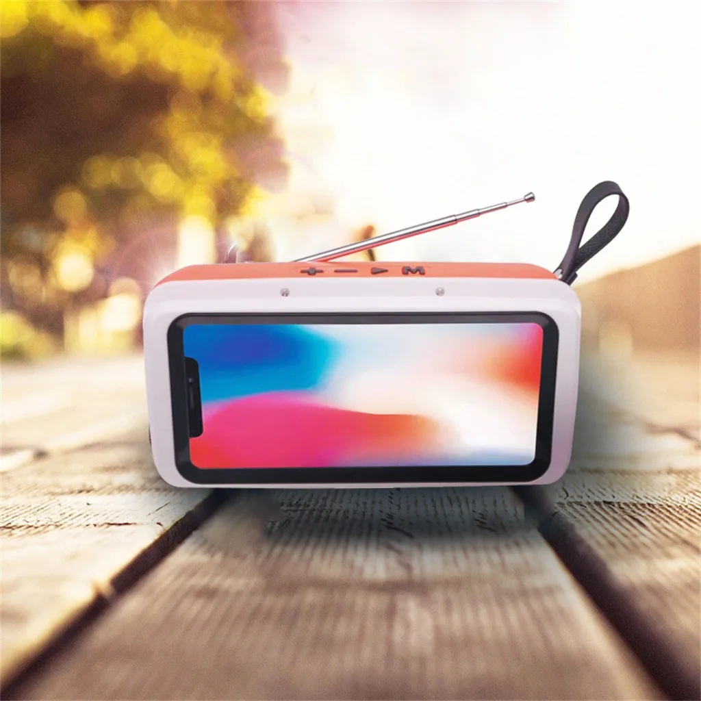 Мини динамик Bluetooth в ретро стиле с подставкой и USB зарядкой|Потолочная акустика| |