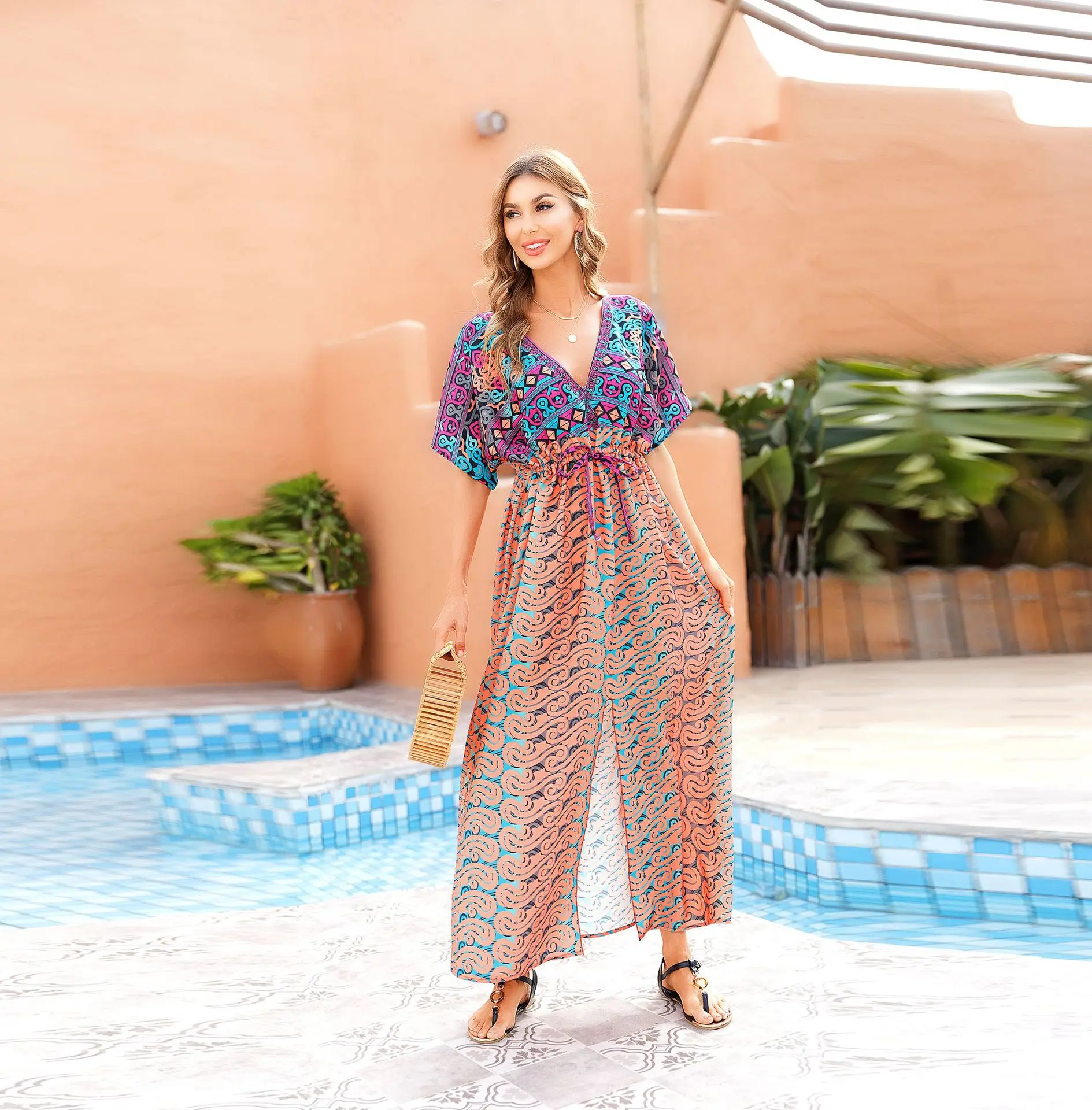 

beach cover up bathing suit cover ups bikini cover up vestidos za verano print beach dress beach robe caftan dress beach maxi