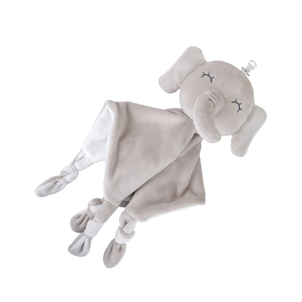 

1Pc Baby Sleeping Doll Food Grade Baby Rattle Elephant Doll for Baby Sleep