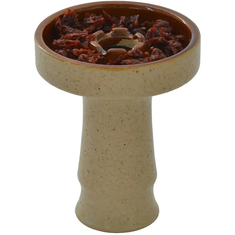 MNMUM Ceramics Shisha Hookah Bowl and 1 Pcs Stainless Steel Charcoal Holder  Narghile Sheesha  Hookah Accessorie  Hookah Set