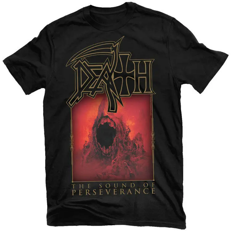 Новая футболка с надписью DEATH The Sound Of Perseverance! Relapse Records TS4199 | Мужская одежда
