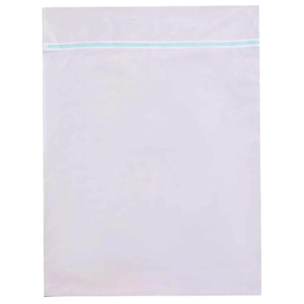 

1 Pc Mesh Net Storage Pouch Polyester Travel Organizer Clothes Bag (White)