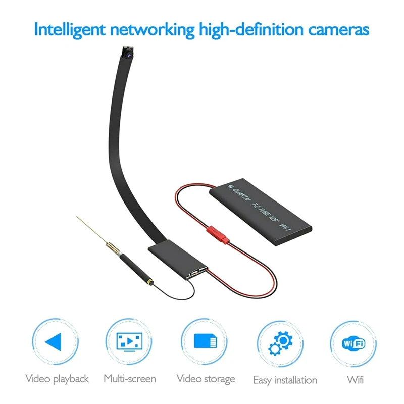 Портативная мини-камера HD 1080P с Wi-Fi и поддержкой дистанционного просмотра скрытая