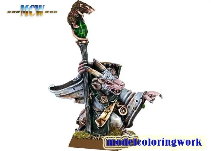 Настольные игры для Medieval War 40K игрушки молот 90-36 серый пророк хорошо окрашенный