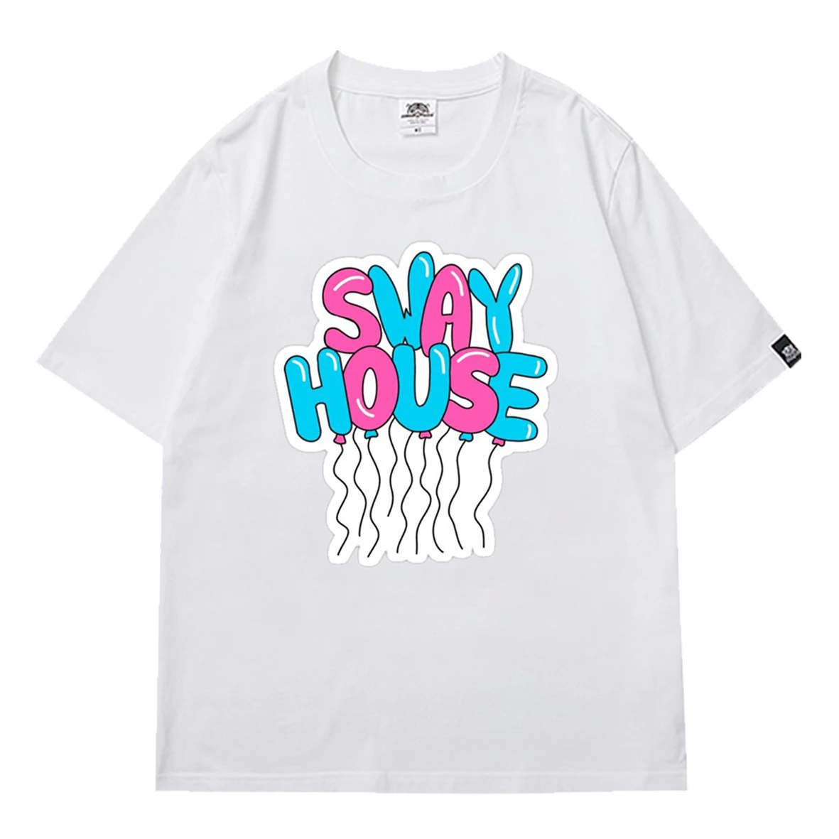 

2021 Summer Sway House Short Sleeve T-shirts Harajuku Streetwear Loose Girl Female Oversized T-shirt Cool Letter Women's T-shirt