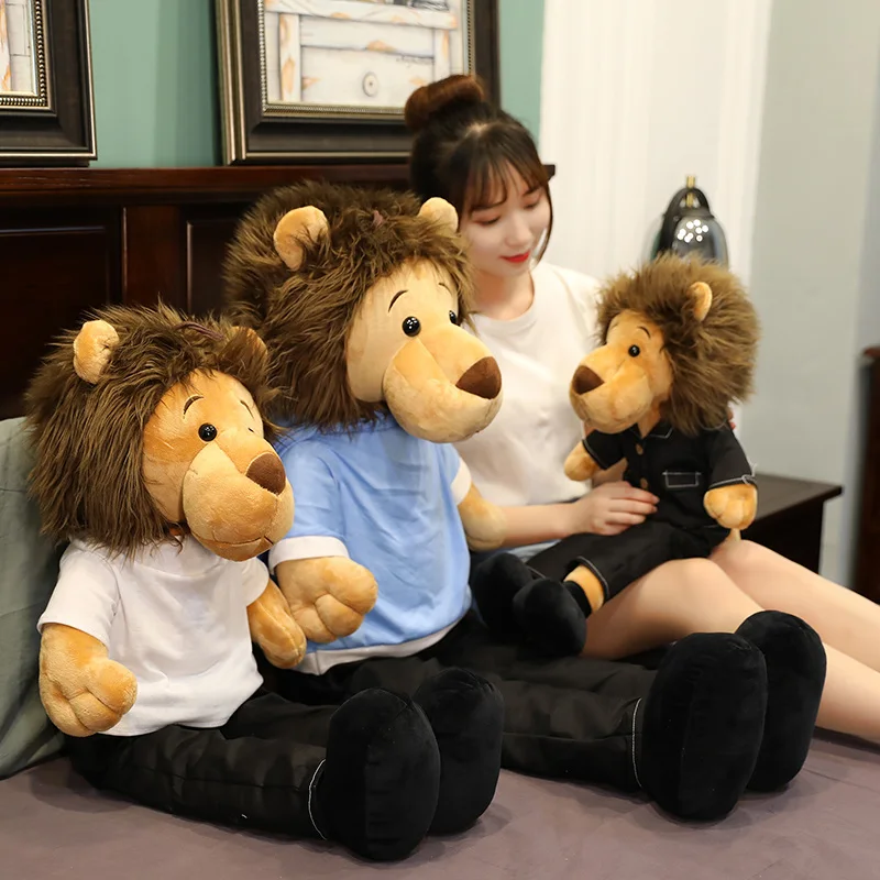50/65/90cm Lifelike Long Legs Minomi Lion Plush Toys Stuffed Animal The Lee MinHo King Huggable Doll Gift for Kid Girl | Игрушки и хобби