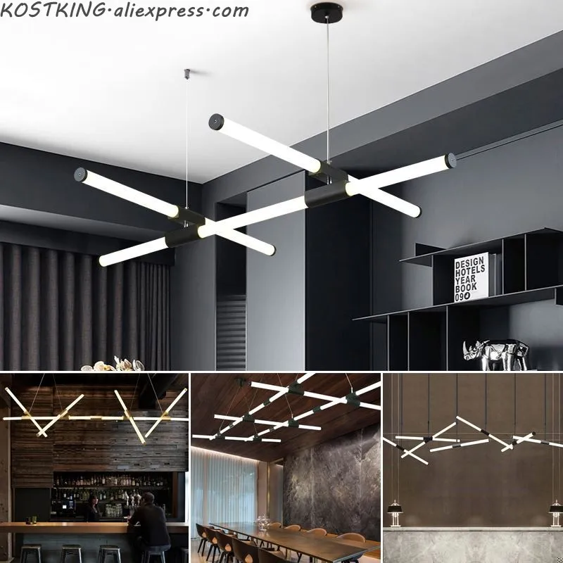 

Simple post-modern creative chandelier dining room special-shaped chandelier living room front desk chandelier shape changeable